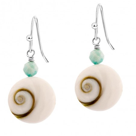 Boucles d'oreilles Argent SEC210AMAZONITE-ARG