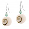 Boucles d'oreilles Argent SEC210AMAZONITE-ARG