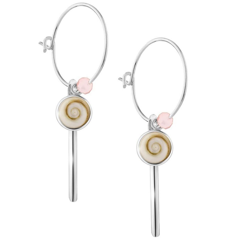 Boucles d'oreilles Argent SEC274ROSE