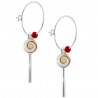 Boucles d'oreilles Argent SEC274R-ARG