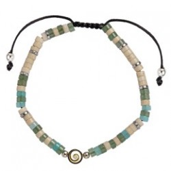 Bracelet perles heishi et...