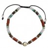 Bracelet pierres naturelles et œil de sainte Lucie SBC156