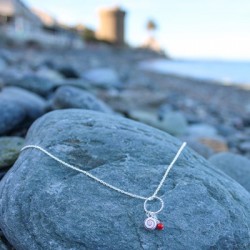 Collier œil de saint Lucie COLLIER008médi-arg