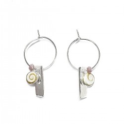 Boucles d'oreilles Argent...