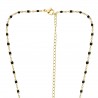 Collier œil de Ste Lucie et perles POCOLLIER001N