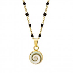 Collier œil de Ste Lucie et...