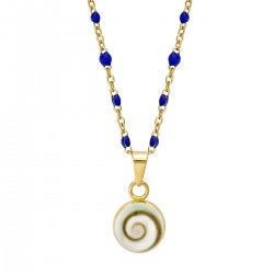 Collier œil de Ste Lucie et...