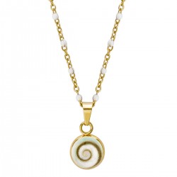 Collier œil de Ste Lucie et...