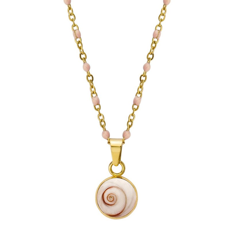 Collier œil ste Lucie méditerranéen POCOLLIER001TANGERINEMEDI