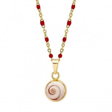 Collier œil ste Lucie méditerranéen POCOLLIER001RMEDI