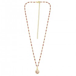 Collier œil ste Lucie méditerranéen POCOLLIER001RMEDI