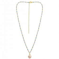Collier œil de ste Lucie méditerranéen POCOLLIER001TURQMEDI