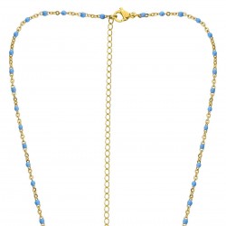 Collier œil de ste Lucie méditerranéen POCOLLIER001TURQMEDI