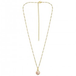 Collier oeil ste Lucie méditerranéen POCOLLIER001BLCMEDI