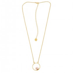 Collier œil de Ste Lucie doré à l'or fin POCOLLIER006MEDI