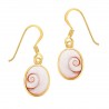 Boucles d'oreilles œil de Ste Lucie POSEC211OvalMédi