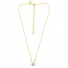 Collier doré à l'or fin POCOLLIER056MEDI
