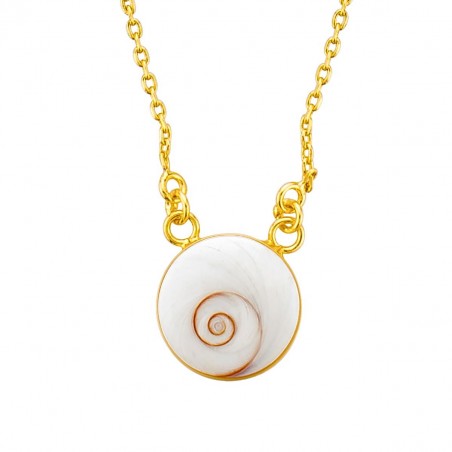 Collier doré à l'or fin POCOLLIER056MEDI