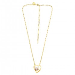 Collier doré à l'or fin POCOLLIER015MEDI