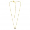 Collier doré à l'or fin POCOLLIER013MEDI