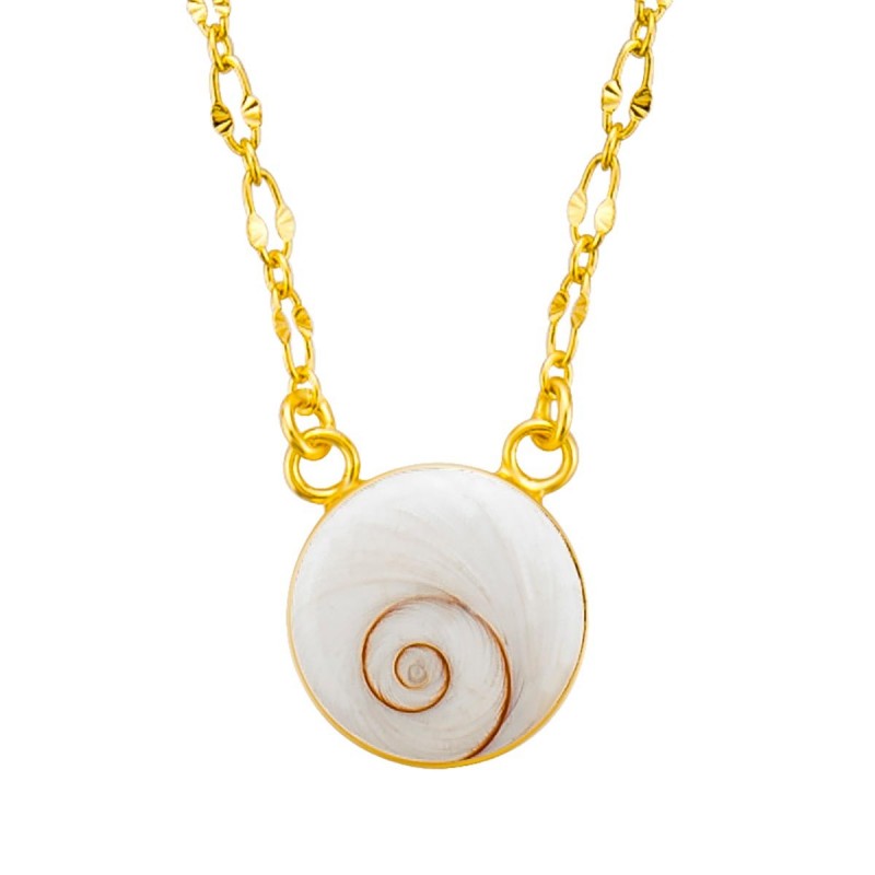 Collier doré à l'or fin POCOLLIER013MEDI