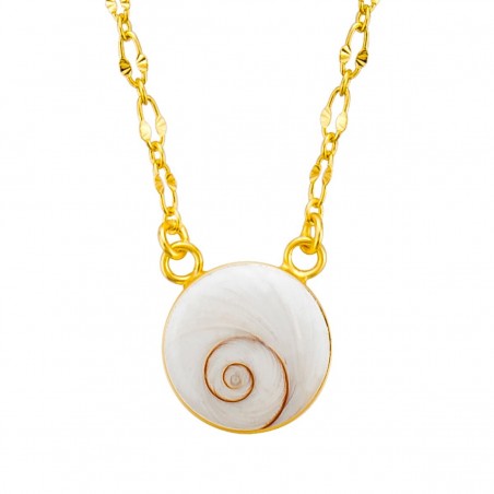 Collier doré à l'or fin POCOLLIER013MEDI