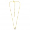 Collier doré à l'or fin POCOLLIER014MEDI