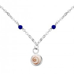 Collier Argent œil de Ste...