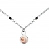 Collier Argent SSCC2005ONYX-MEDI