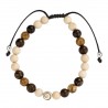 Bracelet oeil de Ste Lucie et pierres naturelles SBC144