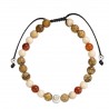 Bracelet œil de ste Lucie et pierres naturelles SBC145