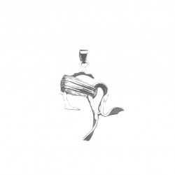 PENDENTIF ARGENT TESTA MORA...