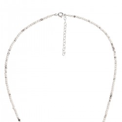 Collier œil de sainte Lucie + main COLLIER010blcmédi