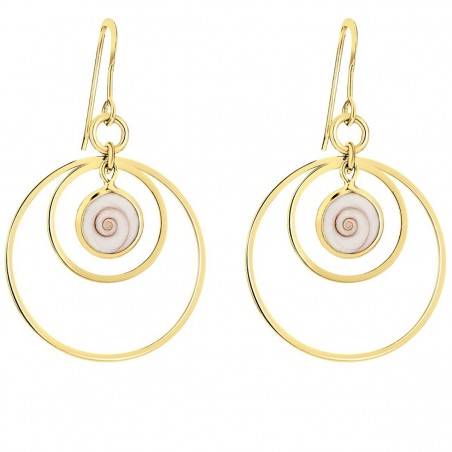 Boucles d'oreilles dorées POSEC50444MEDI