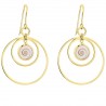 Boucles d'oreilles dorées POSEC50444MEDI