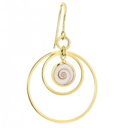 Boucles d'oreilles dorées POSEC50444MEDI