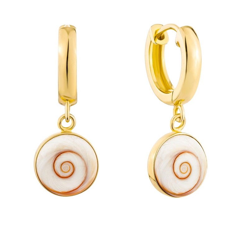 Boucles d'oreilles dorées POSEC281MEDI