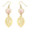Boucles d'oreilles dorées POSEC001MEDI