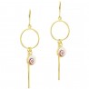 Boucles d'oreilles dorées POSEC264MEDI