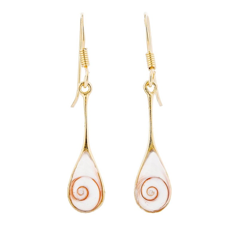 Boucles d'oreilles oeil de sainte lucie goutte