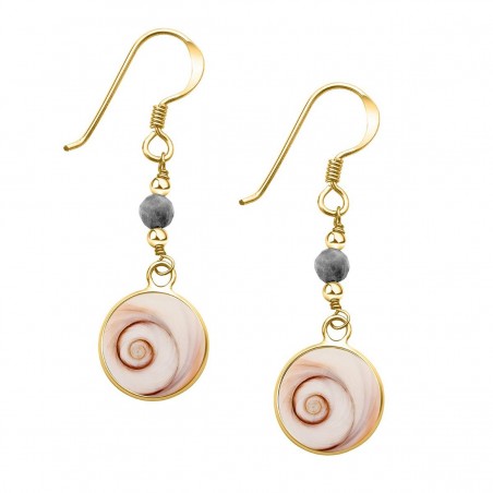 Boucles d'oreilles œil de sainte Lucie POSEC305labramédi