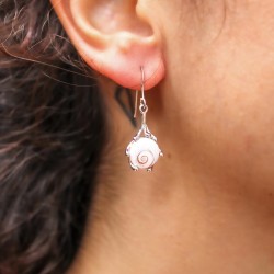 Boucles d'oreilles Argent Rhodié SEC48342