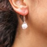 Boucles d'oreilles Argent Rhodié SEC48342