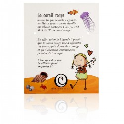 Bracelet enfant corail rouge SBC130ENFCOR-médi