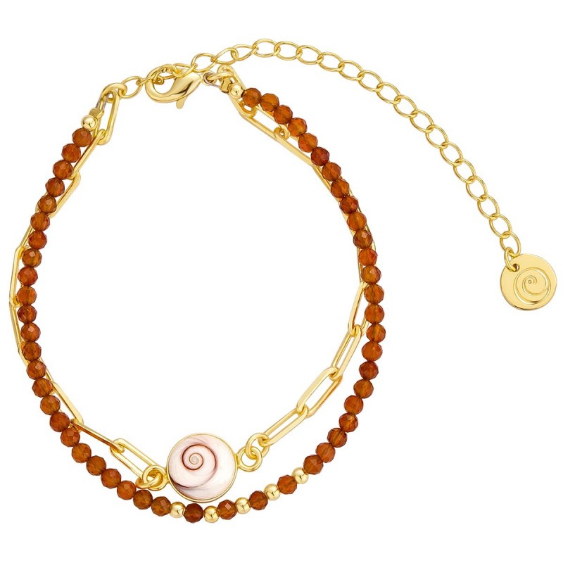 Bracelet œil de ste Lucie doré POSBC248médiR
