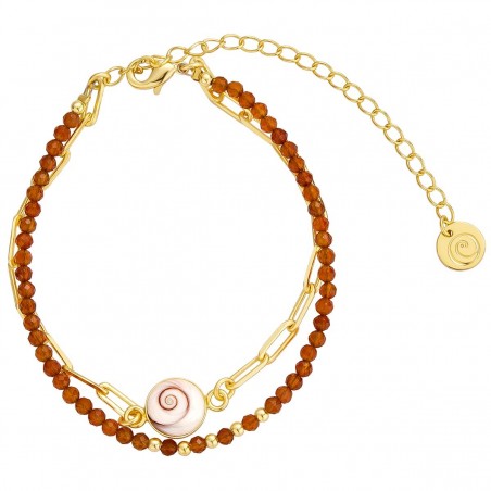 Bracelet œil de ste Lucie doré POSBC248médiR