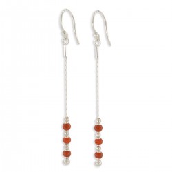 BOUCLES D'OREILLES CORAIL...