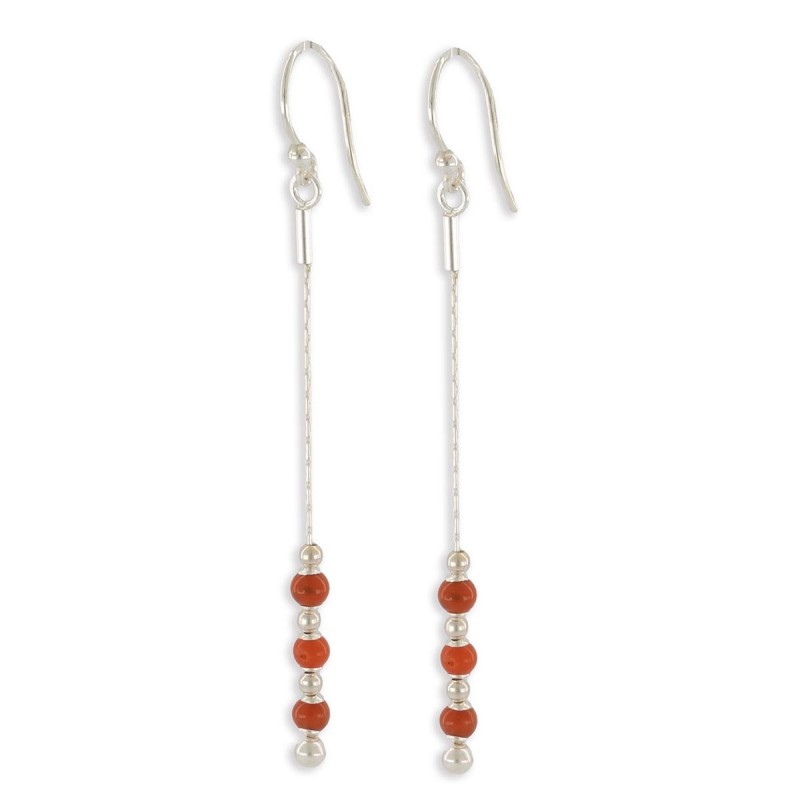 BOUCLES D'OREILLES CORAIL SECCOR0064