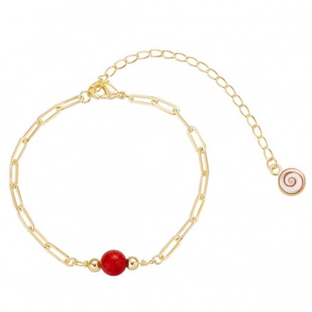 Bracelet œil ste Lucie + corail POSBC014MEDICO