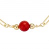 Bracelet œil ste Lucie + corail POSBC014MEDICO